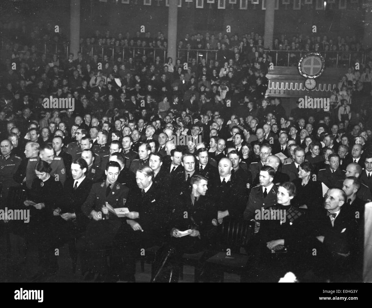 Vidkun Quisling in Drontheim. 1941/11/14-15 Stock Photo - Alamy