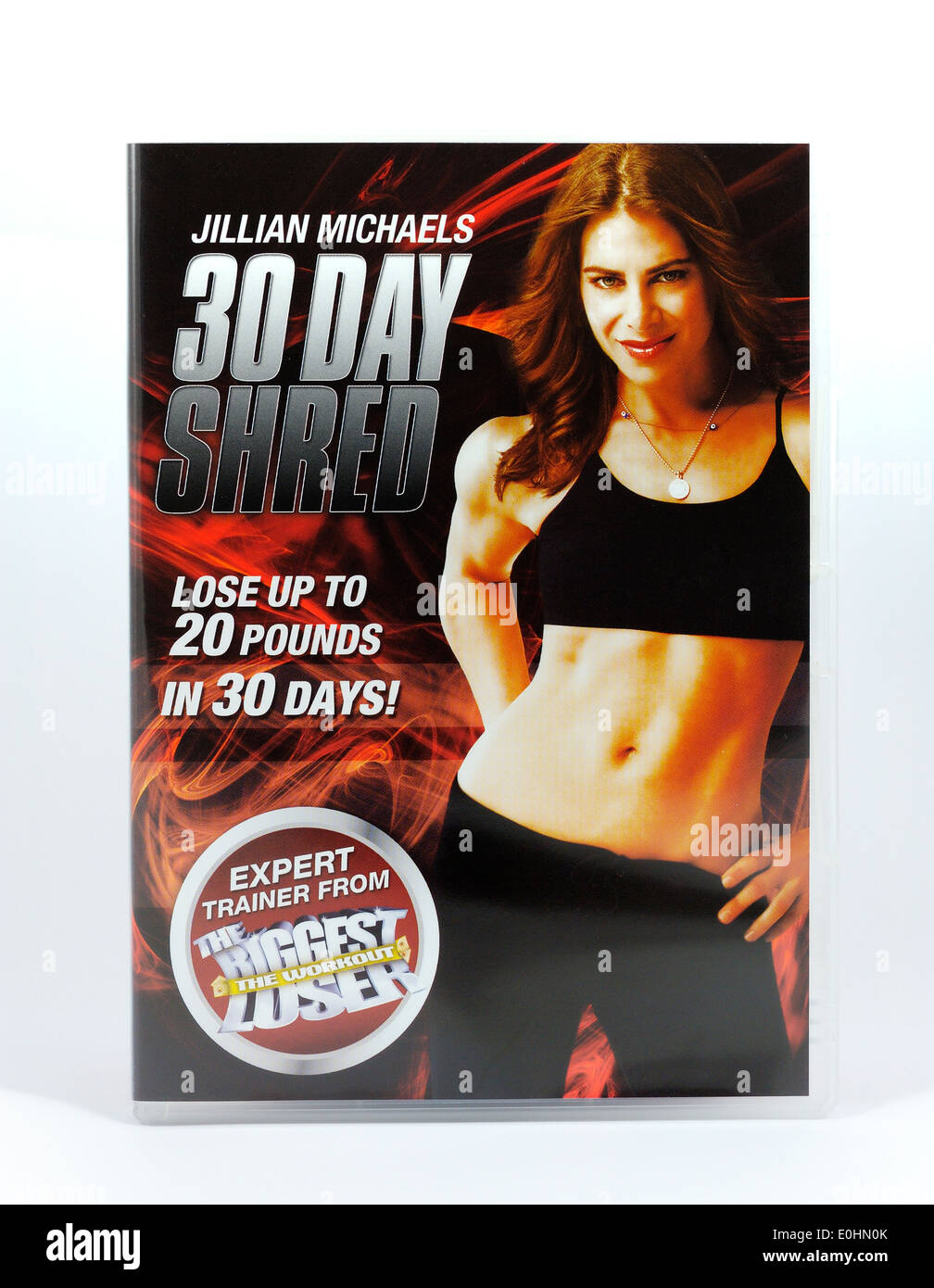 Jillian Michaels 30 day shred exercise dvd fitness training Stock Photo