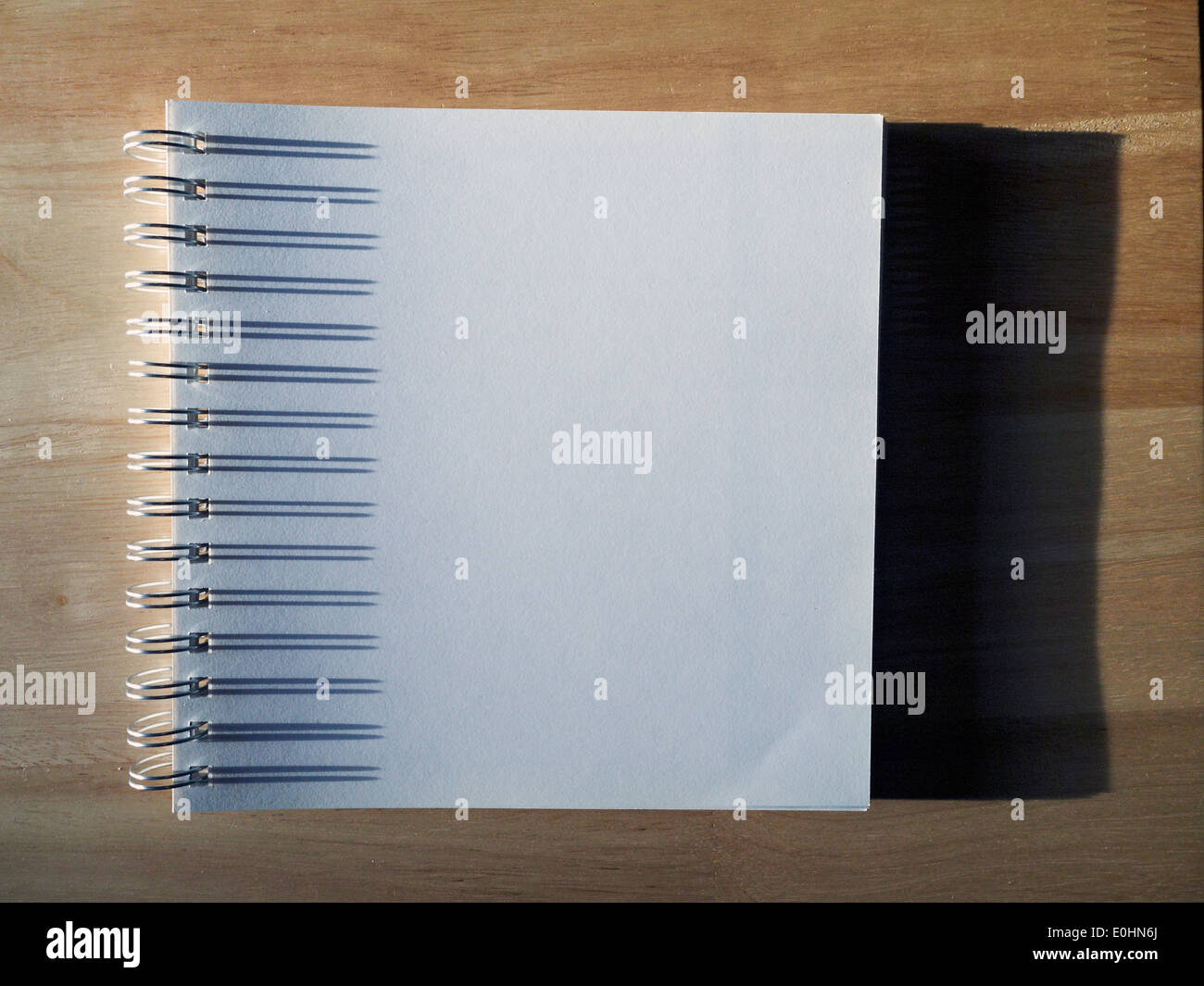 Blank reporters notebook Stock Photo - Alamy