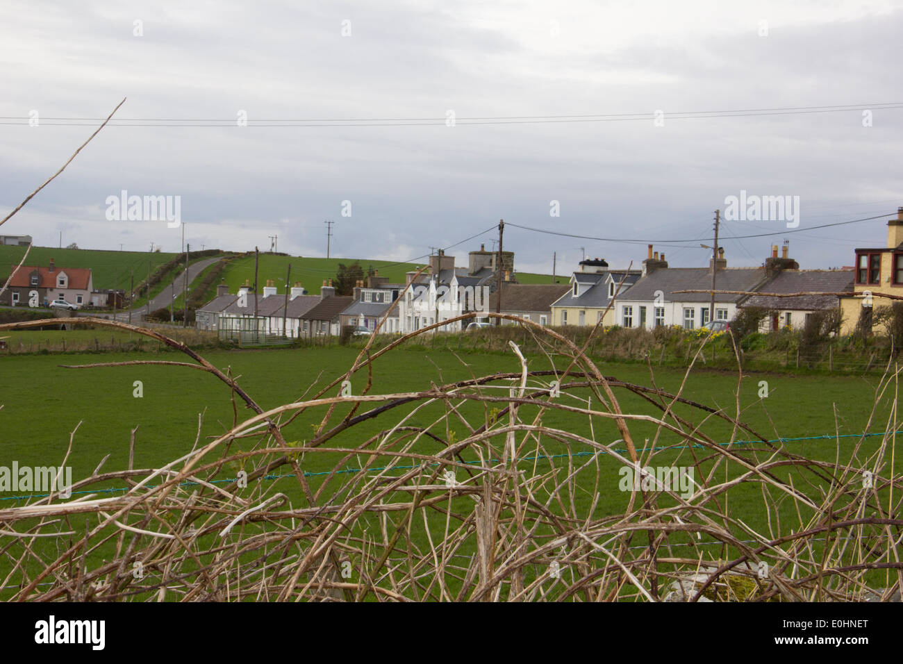 Monreith Village Community in Dumfries and Galloway - Scotland Stock Photo