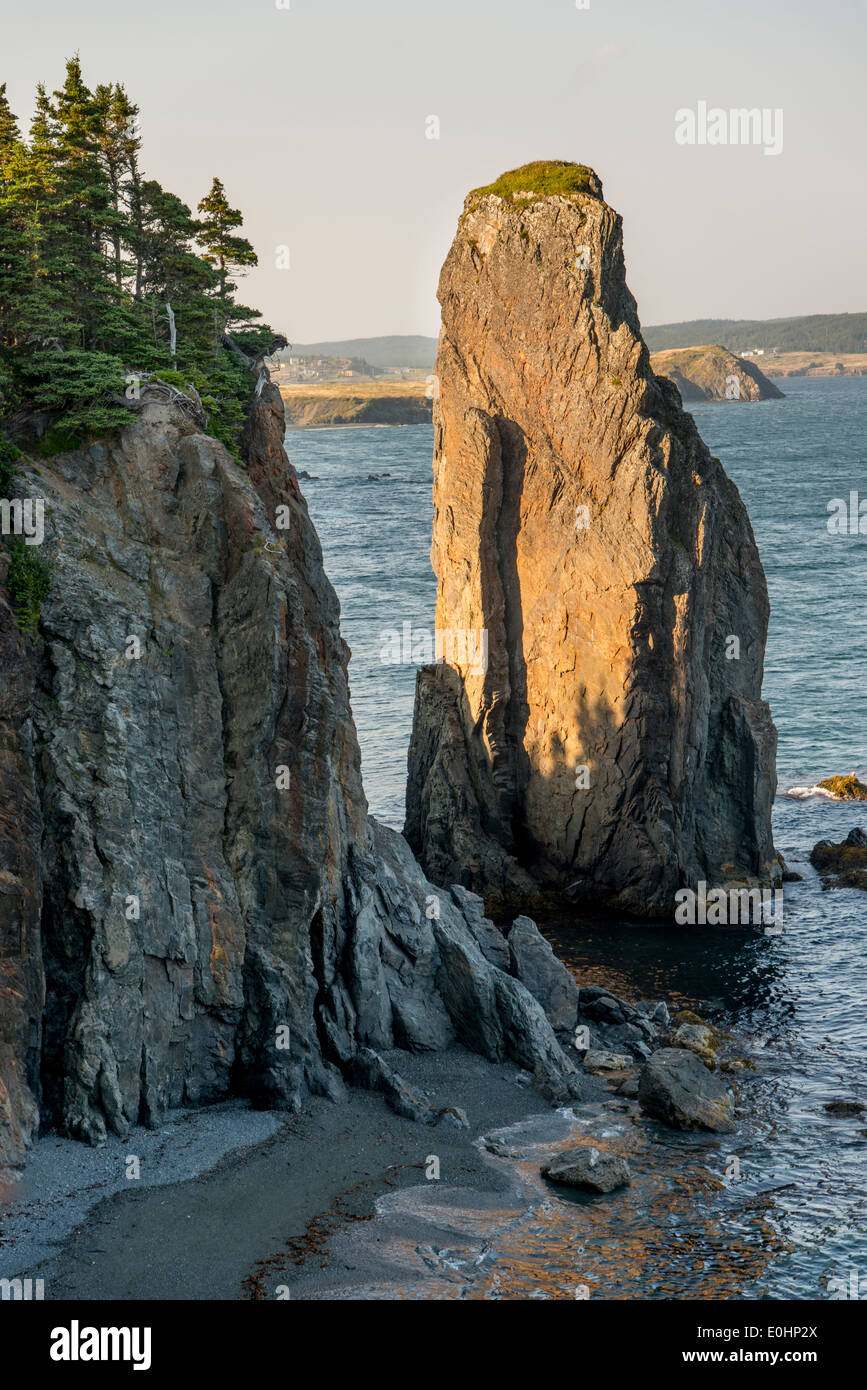 Rock formations at the coast, Skerwink Trail, Port Rexton, Bonavista