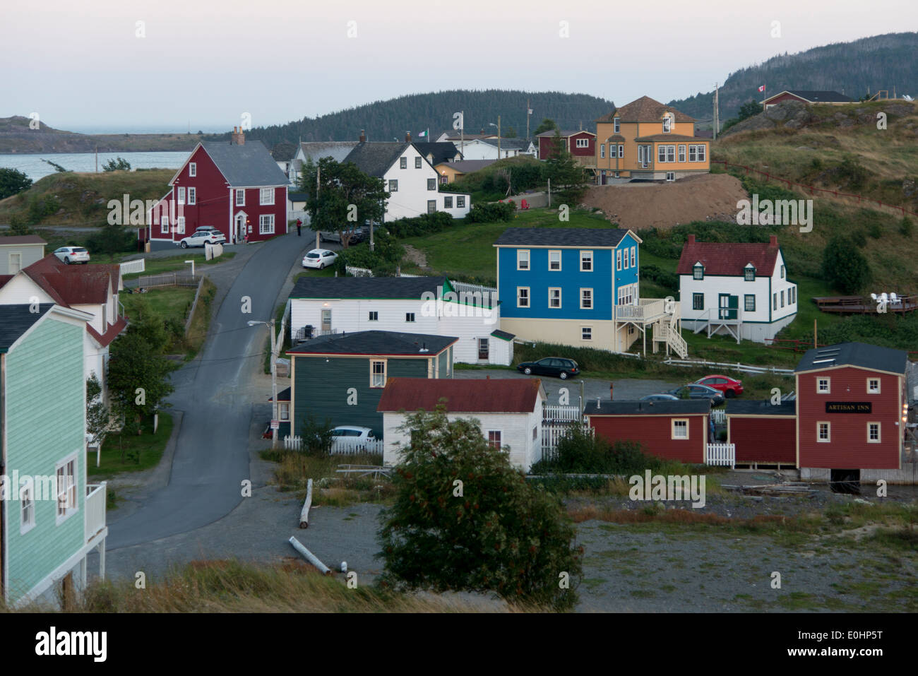 Houses in Trinity, Bonavista Peninsula, Newfoundland And Labrador Stock