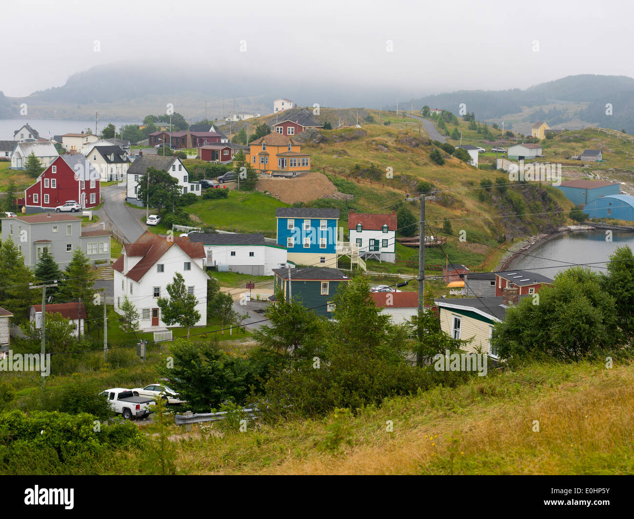 Houses in Trinity, Bonavista Peninsula, Newfoundland And Labrador Stock