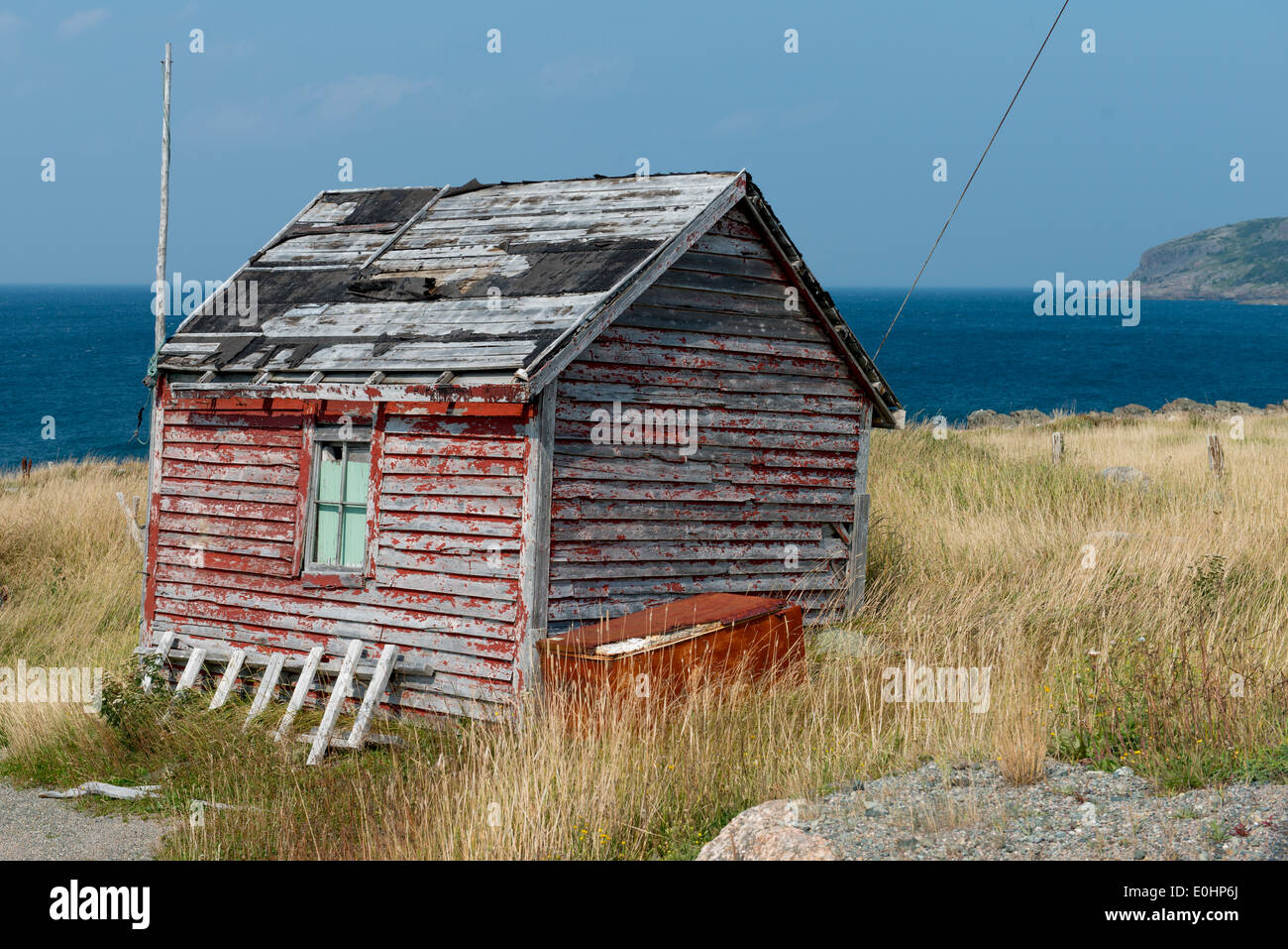 Abandoned house at Newman's Cove, Bonavista Peninsula, Newfoundland And