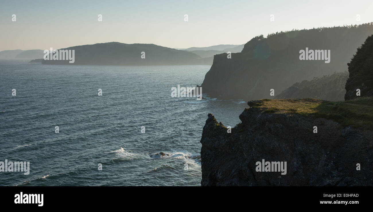 View of coastal cliffs, Skerwink Trail, Port Rexton, Bonavista