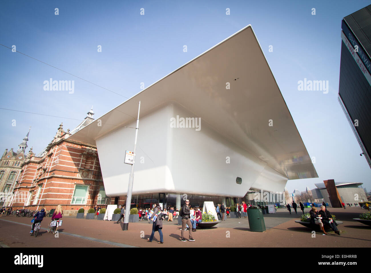 The 2014 extension to the stedelijk museum amsterdam Stock Photo