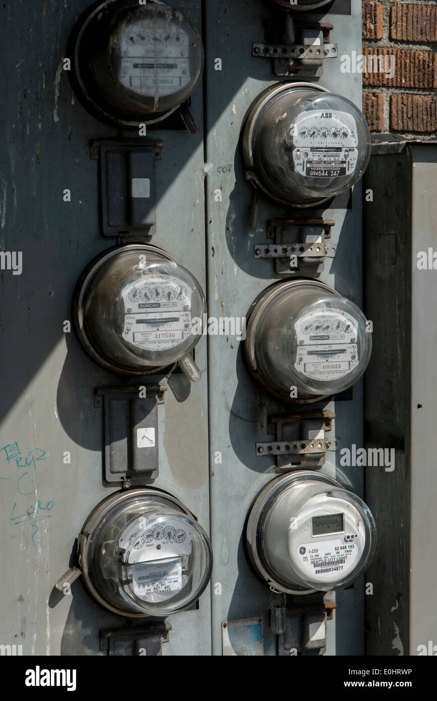Electricity meter usa hires stock photography and images Alamy