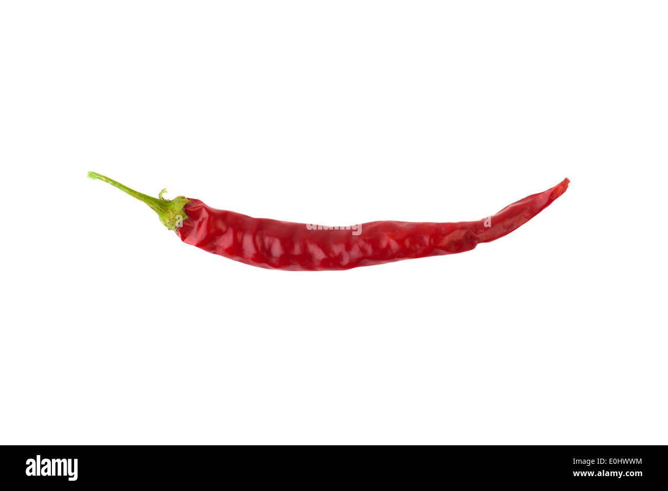 Red hot chili pepper isolated on white background Stock Photo - Alamy
