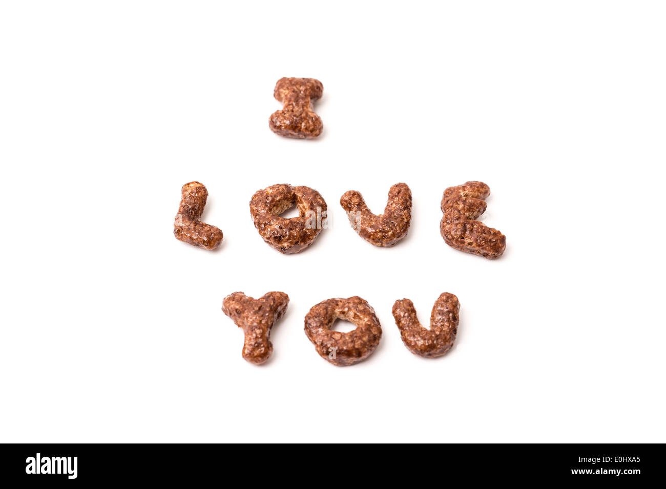 I love you. Heap of edible letters 13996093 Stock Photo at Vecteezy