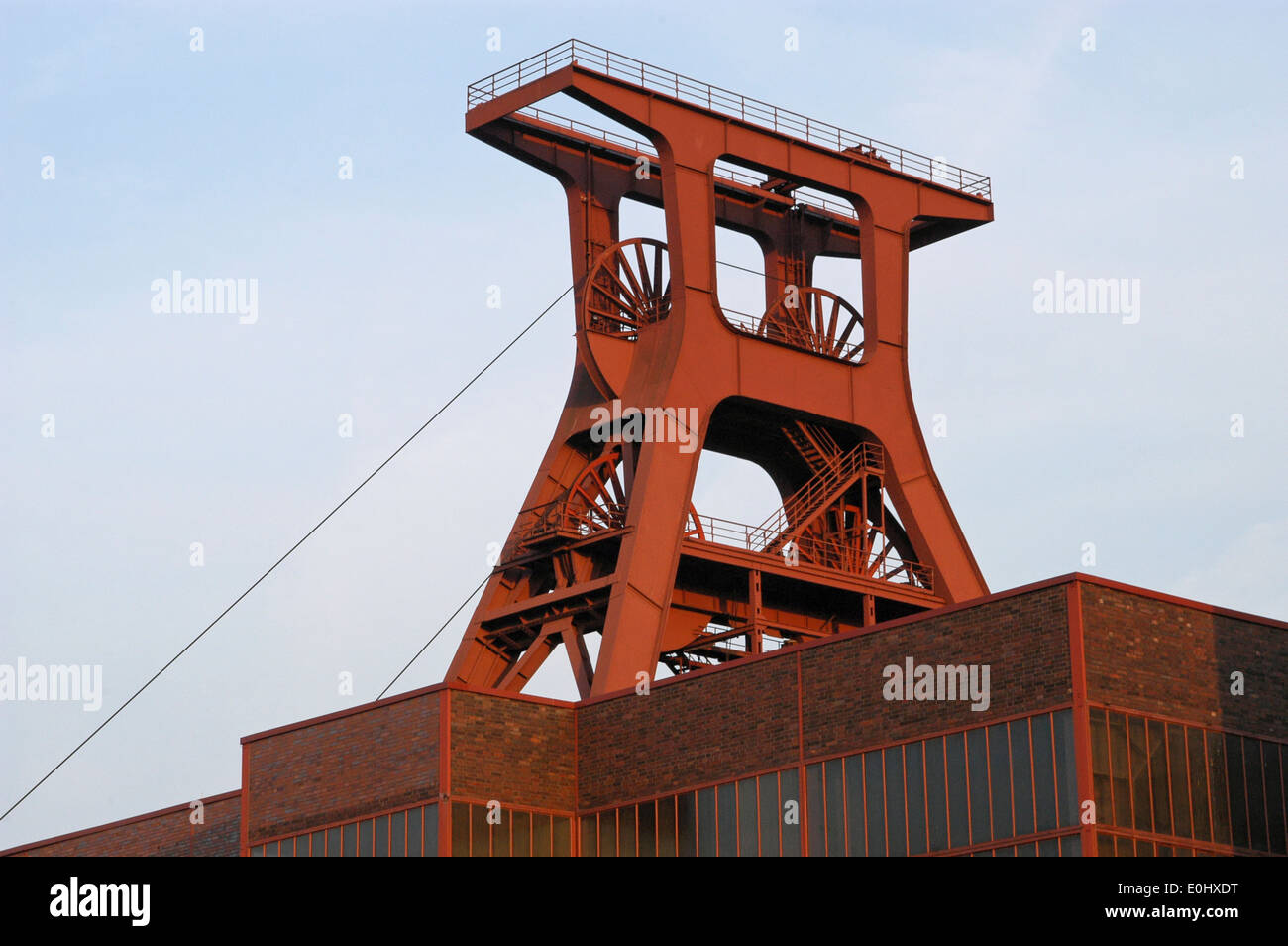 Deutschland, Essen, Zeche Zollverein, UNESCO Welterbe, Germany, Essen, Zeche Zollverein Coal Mine Industrial Complex Stock Photo