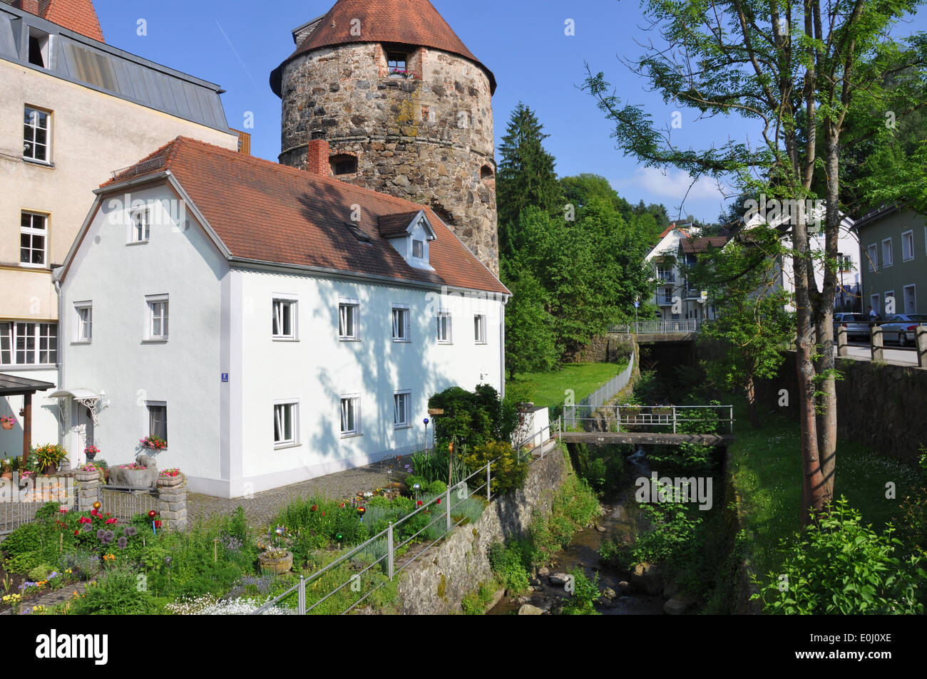 House and stone mill converted into a home. along the Beiderwiesbach