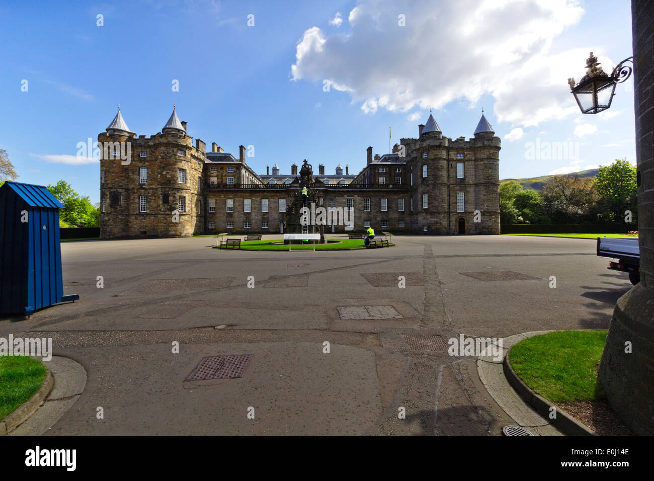 Hollyrood Palace Undergoing Cleaning, Repairs Stock Photo