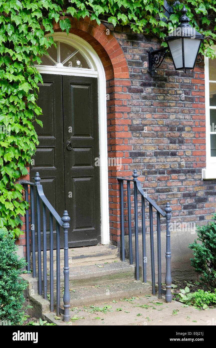 Part of the Geffrye Museum in Shoreditch, London. Stock Photo