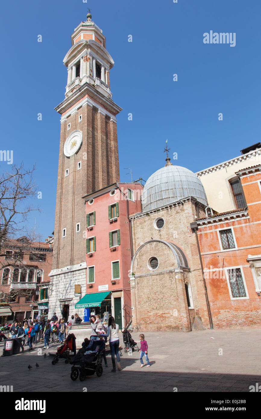 VENICE, ITALY - MARCH 13, 2014: Church Chiesa dei Santi XII Apostoli Stock Photo
