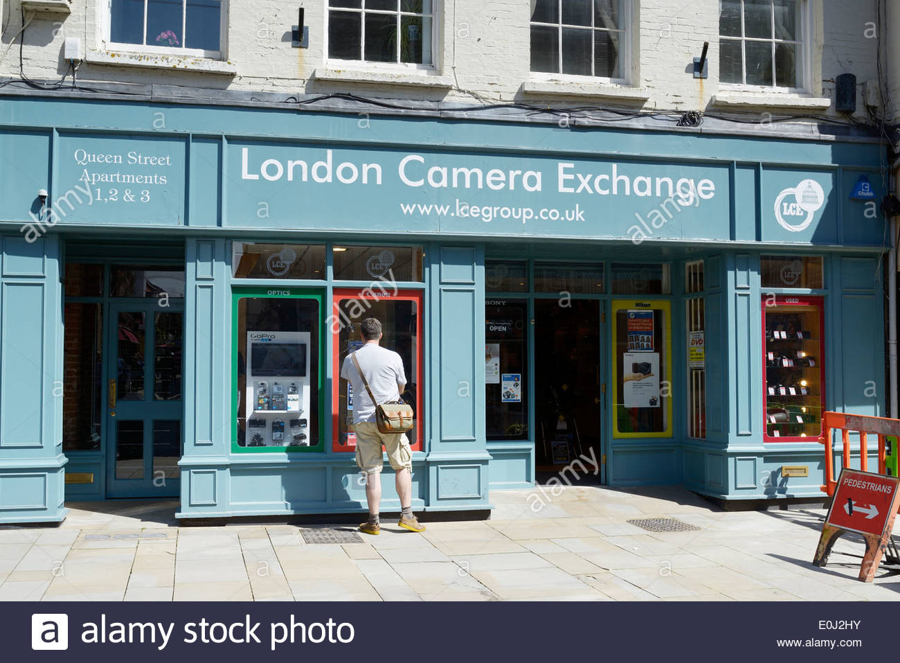 High Street London Camera Exchange Shop High Resolution Stock