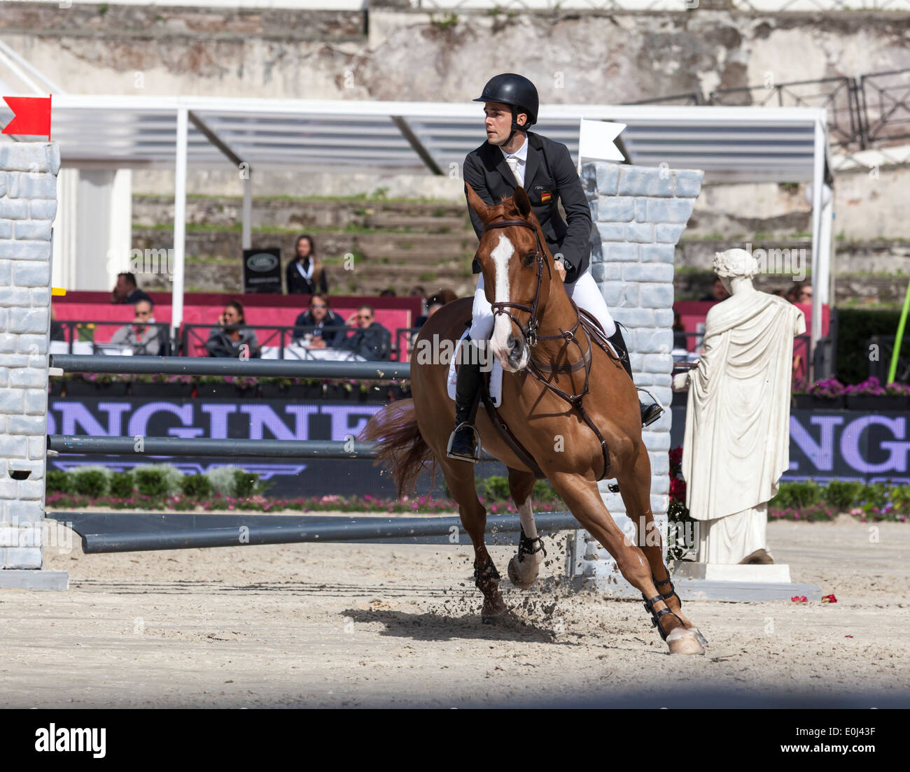 Sergio Alvarez Moya of Spain riding horse Zipper in the Furusiyya FEI