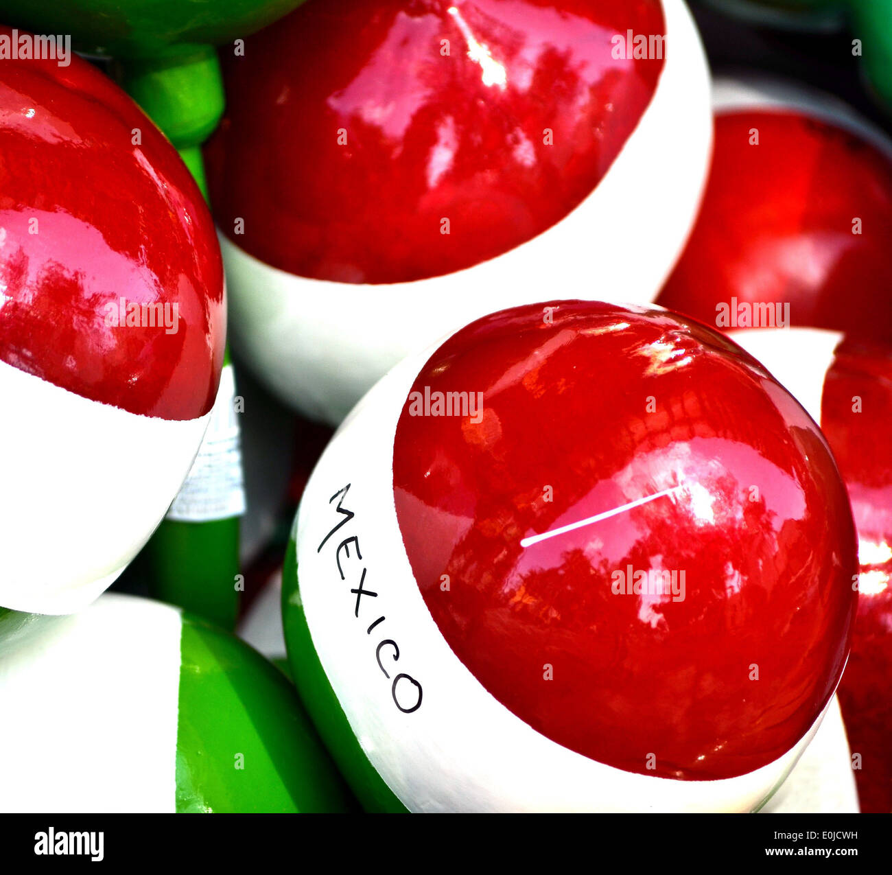 Colorful maracas from Mexico Stock Photo Alamy