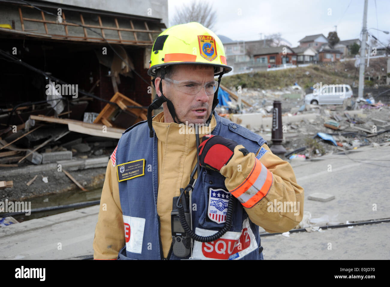 Mark Plunkett, a member of the Fairfax County Search and Rescue team