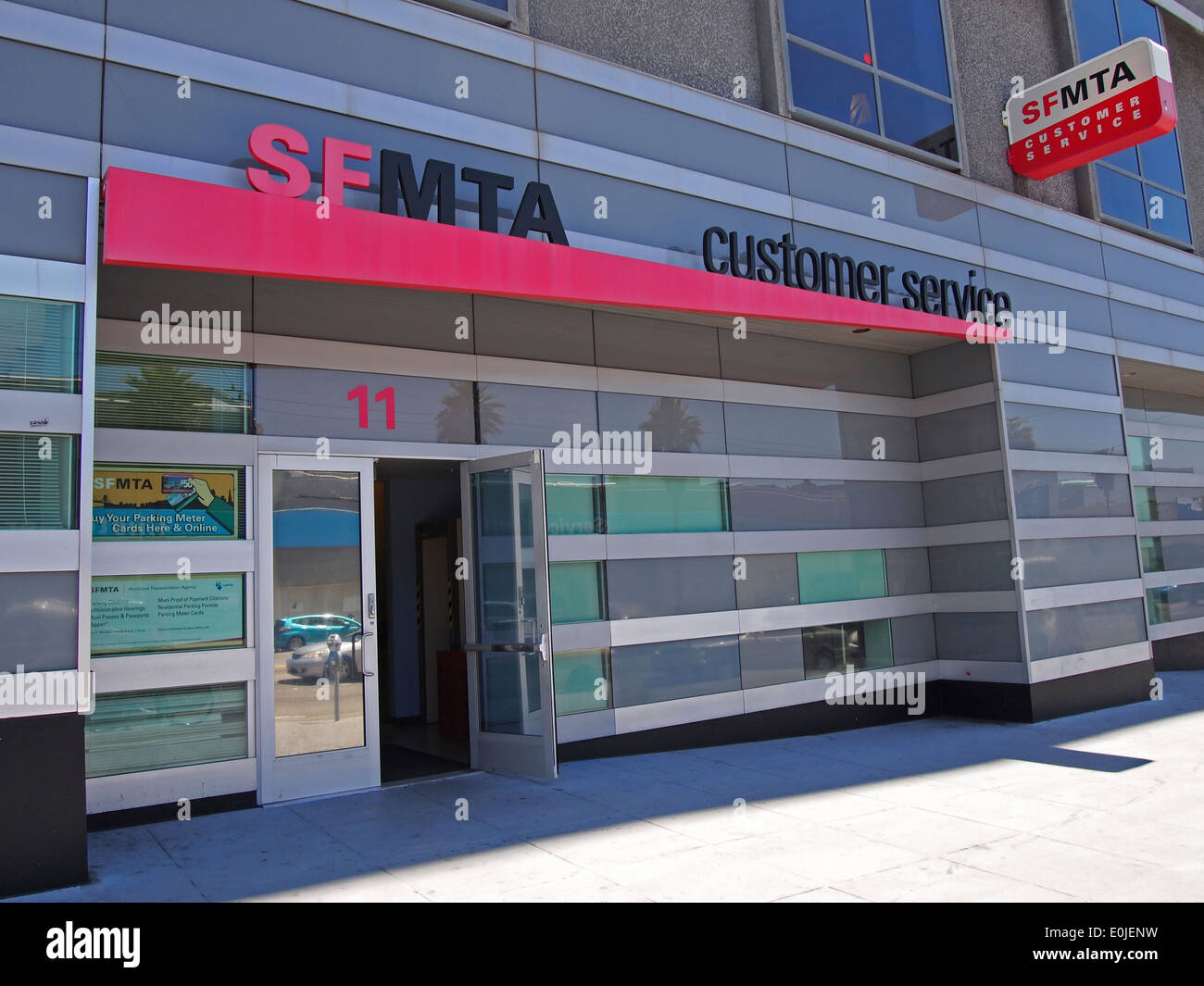 SFMTA customer service office San Francisco California USA Stock Photo