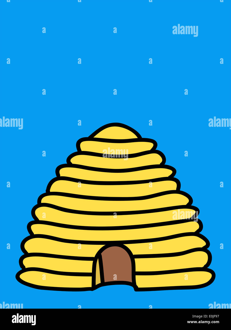 Bee Hive Illustration High Resolution Stock Photography and Images - Alamy