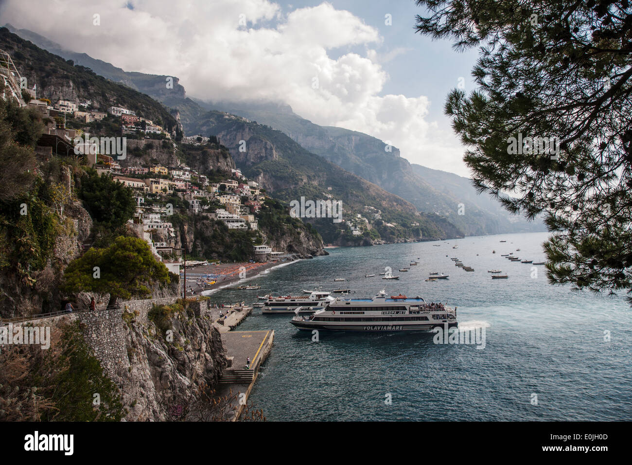 The Amalfi Coast, Italy Stock Photo
