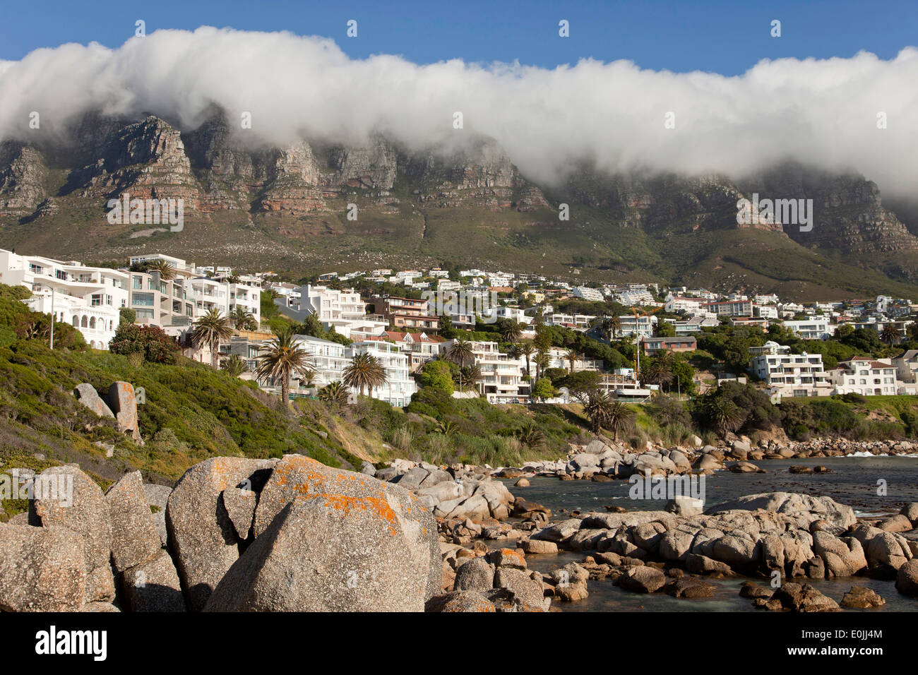 Twelve Apostles Mountain Range and Camps Bay in Cape Town, Western Cape