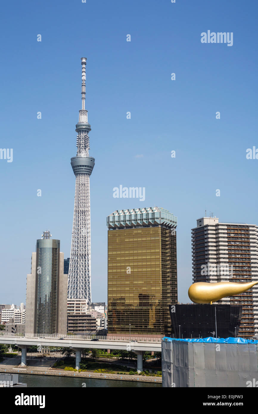 Tokyo skytree tower in Japan Stock Photo