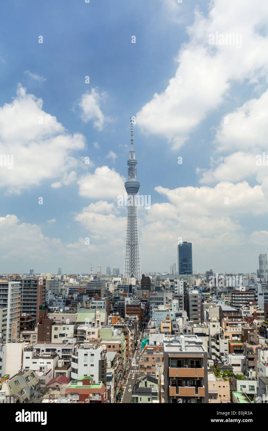 Tokyo skytree tower in Japan Stock Photo
