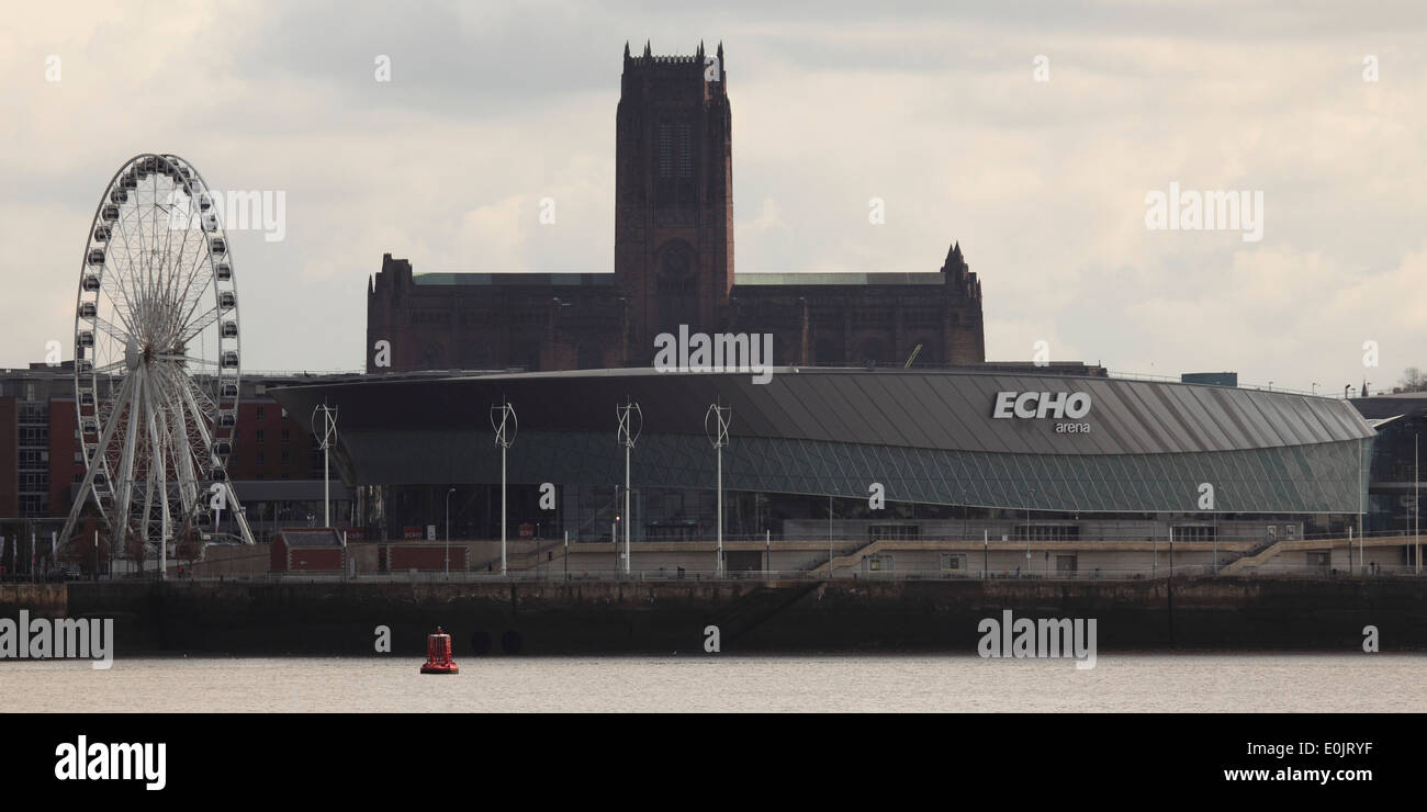 The Echo Arena in Liverpool, United Kingdom. Stock Photo