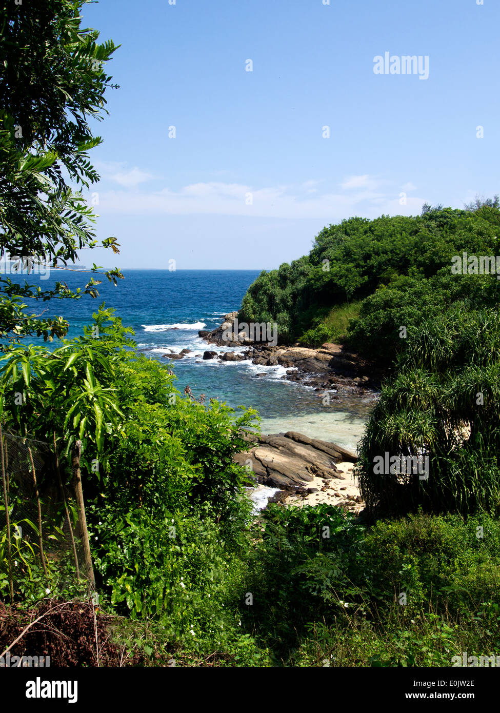 Beautiful landscape in Hikkaduwa, Sri Lanka Stock Photo