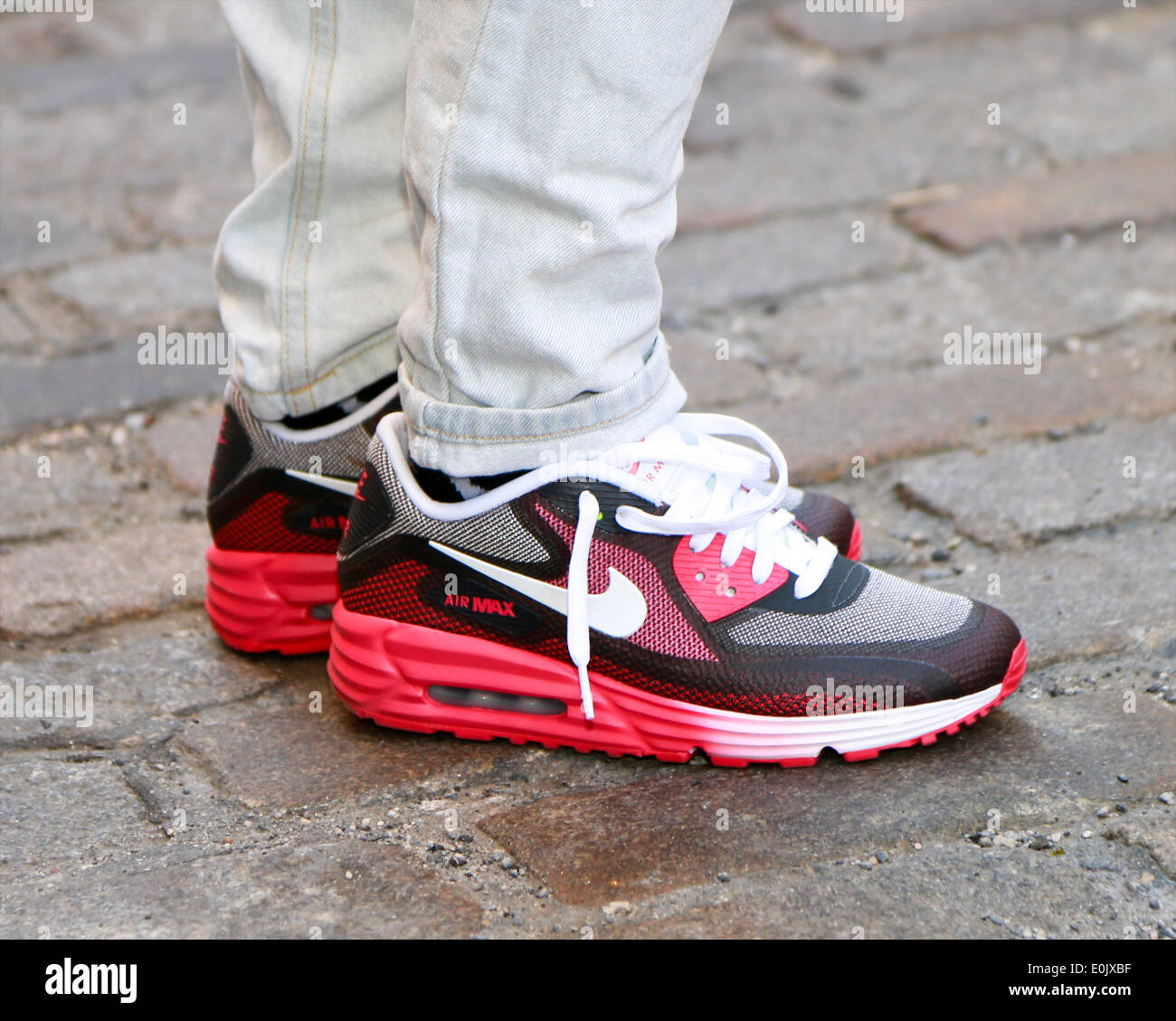 Charlie Yin walking in New York City - May 12, 2014 - Photo: Runway Manhattan/Charles Eshelman Stock Photo