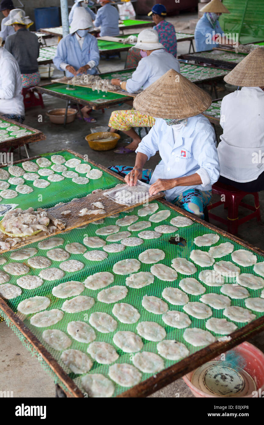 Fish Processing Factory Hoi An Vietnam Stock Photo Alamy