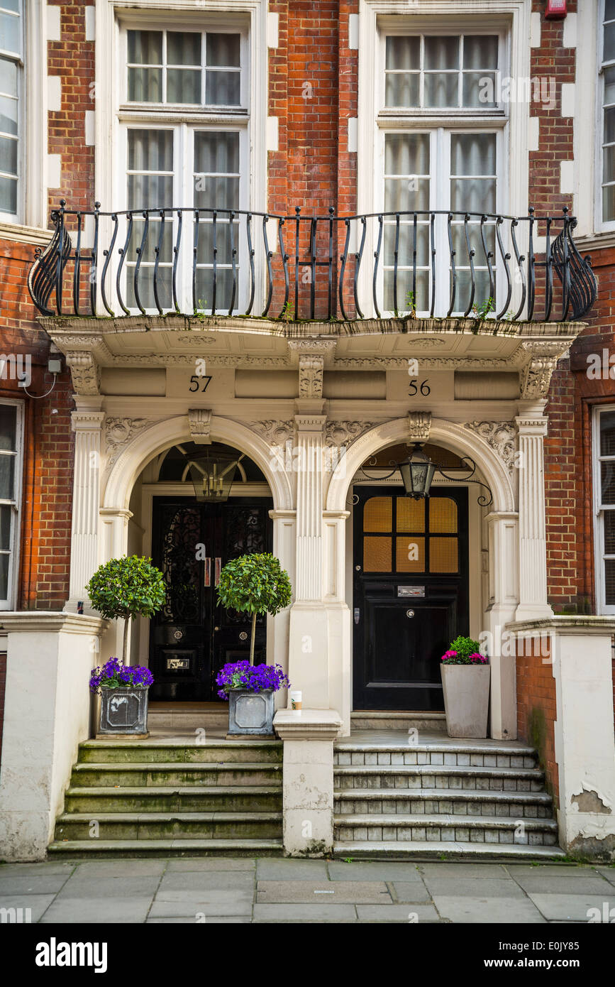 Mansion house, Green Street, W1, Mayfair, London, UK Stock Photo