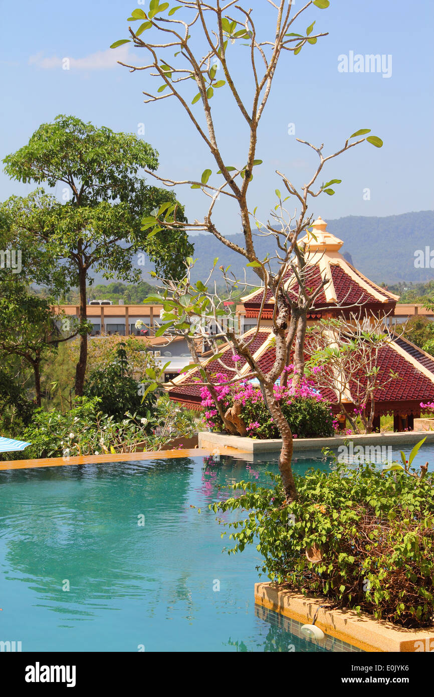 Tropical hotel exterior hi-res stock photography and images - Alamy