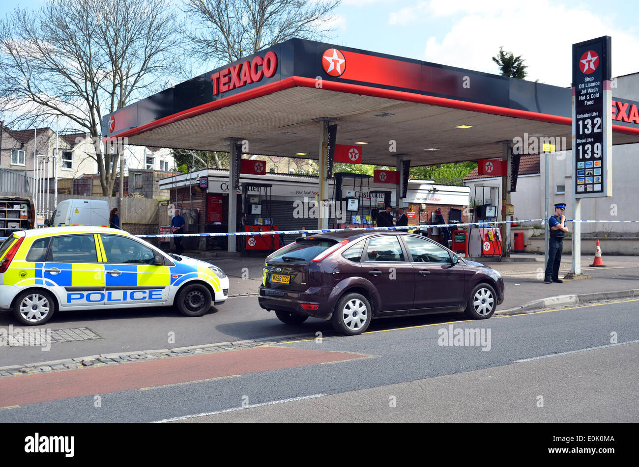 Point Garage Texaco Bristol St Stock Photos Point Garage Texaco