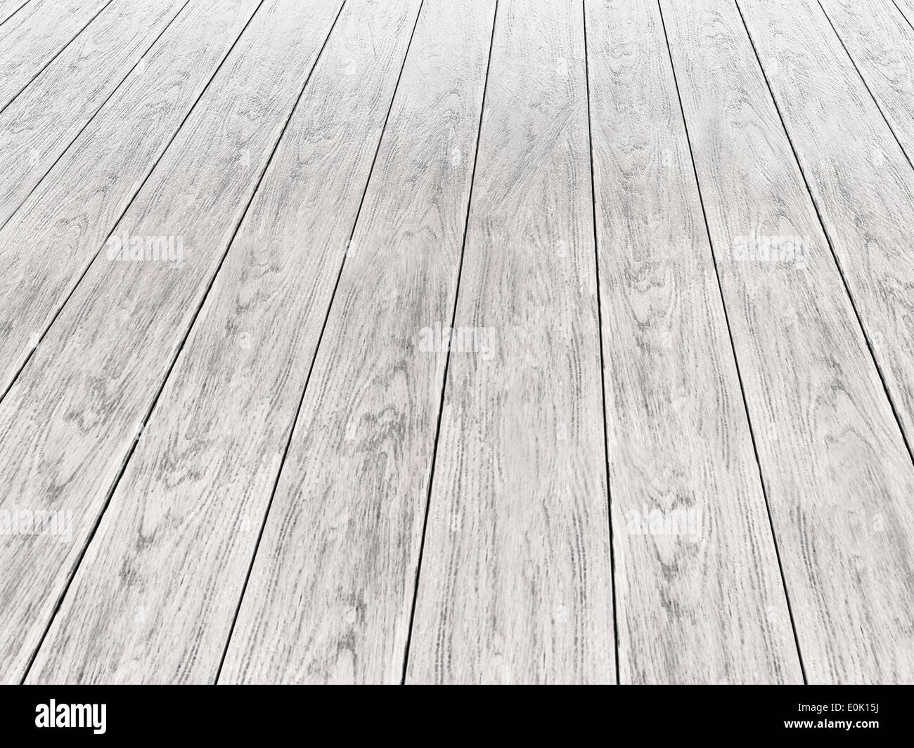 Bright gray wood background - perspective view wooden floor render