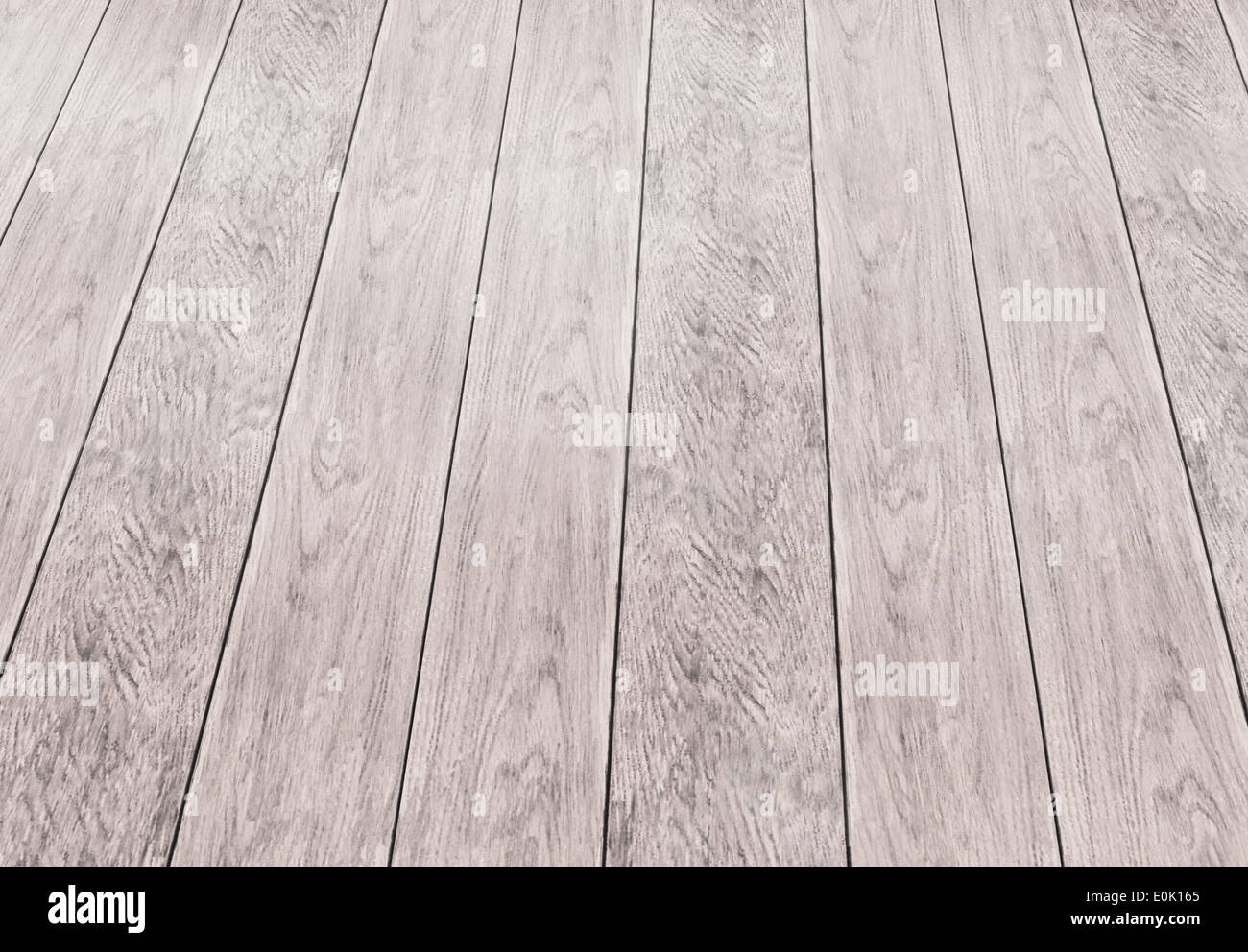 Bright gray wood background - perspective view wooden floor render