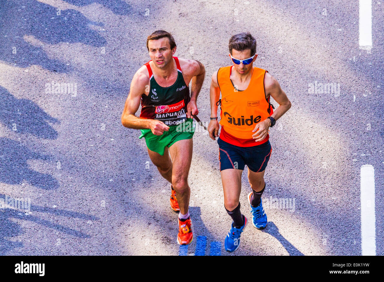 2014 London marathon Stock Photo