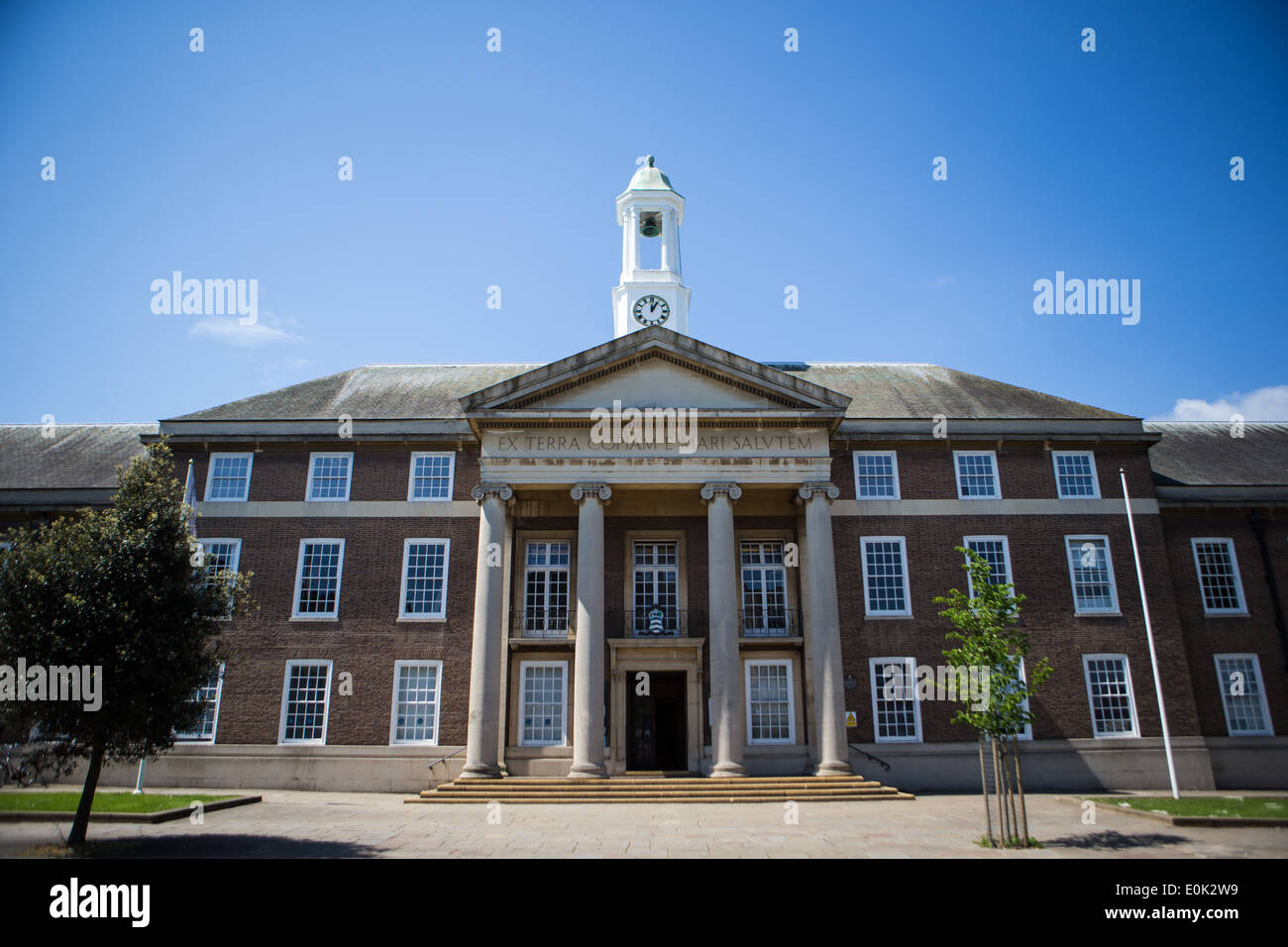 Worthing Town Hall on a sunny day Stock Photo
