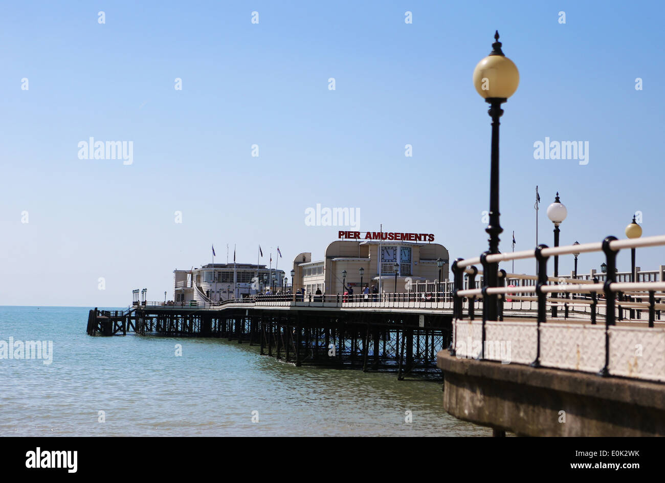 Worthing Pier, West Sussex, England Stock Photo