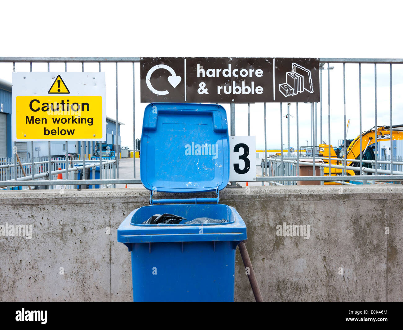 Waste disposal and recycling centre, Oldham,Lancashire,England,UK Stock Photo Alamy