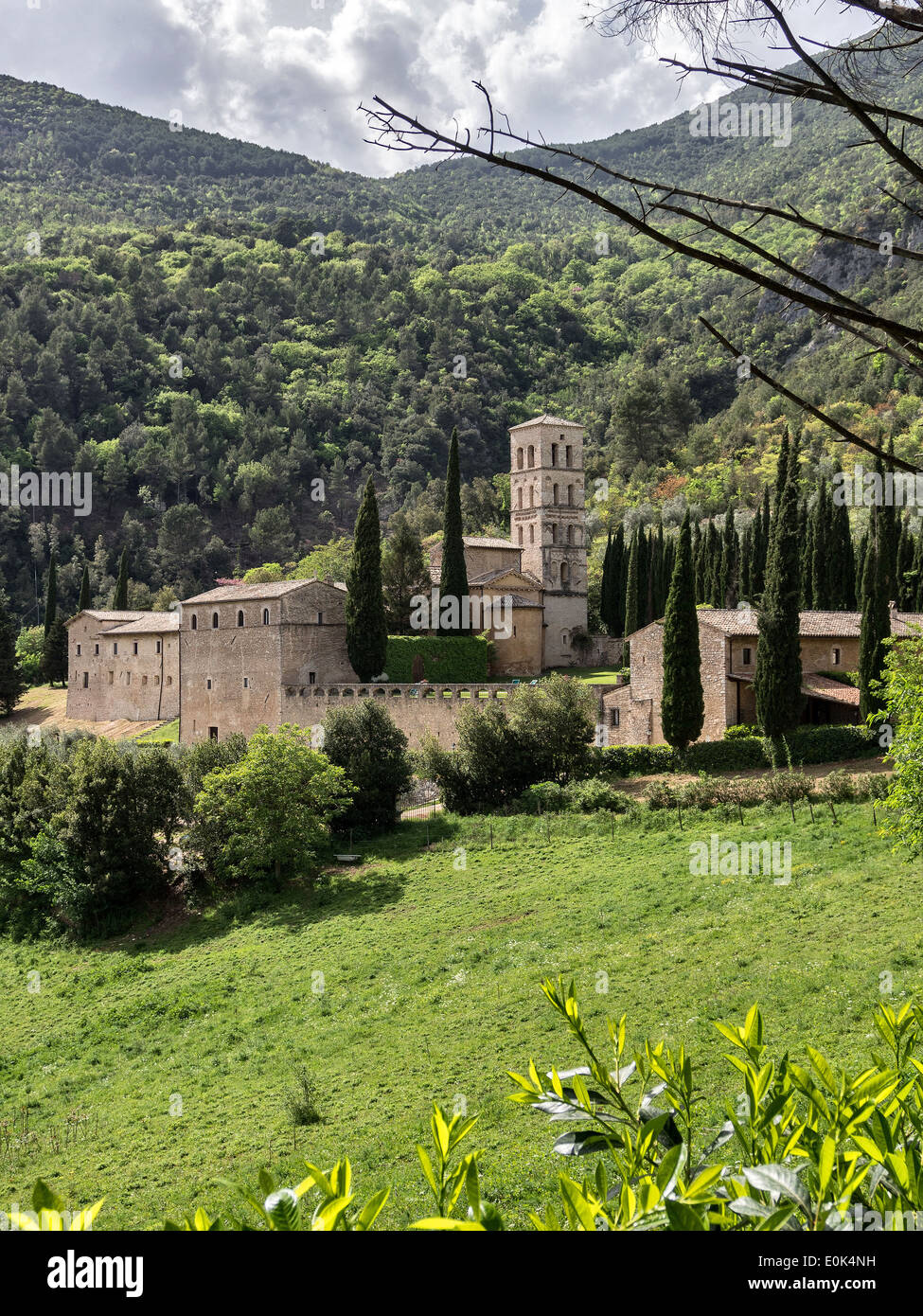 Abbey of San Pietro in Valle, Ferentillo, Umbria, Italy Stock Photo Alamy