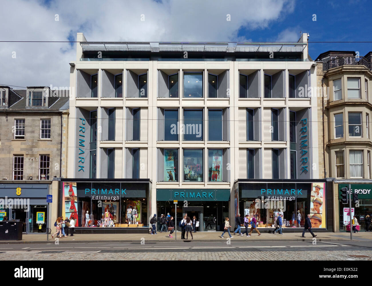 Clothes retailer Primark shop in Princes Street Edinburgh Scotland