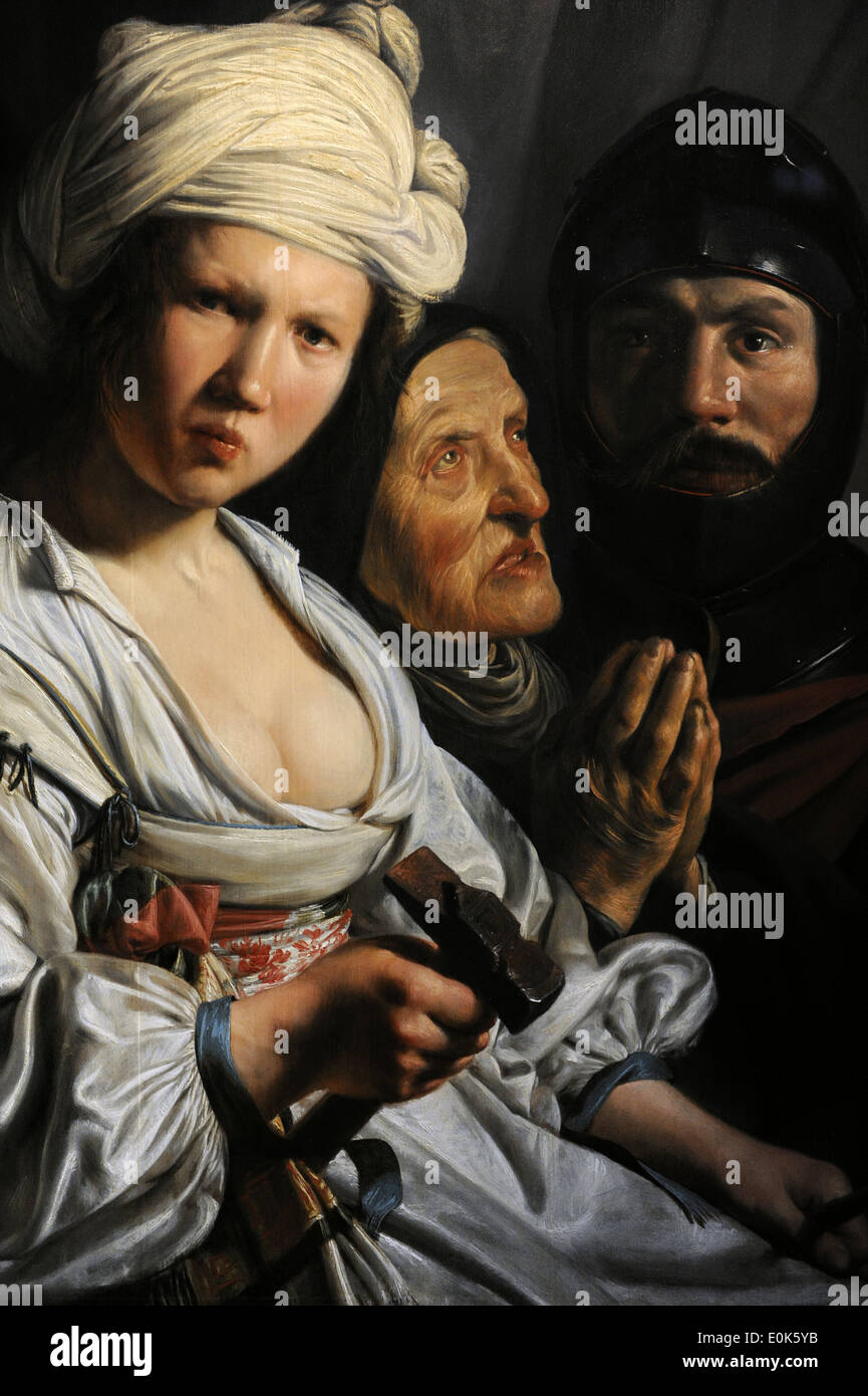 Salomon de Bray (1597-1664). Dutch painter. Jael, Deborah and Barak, 1635. Catharijneconvent Museum. Utrecht. Netherlands. Stock Photo