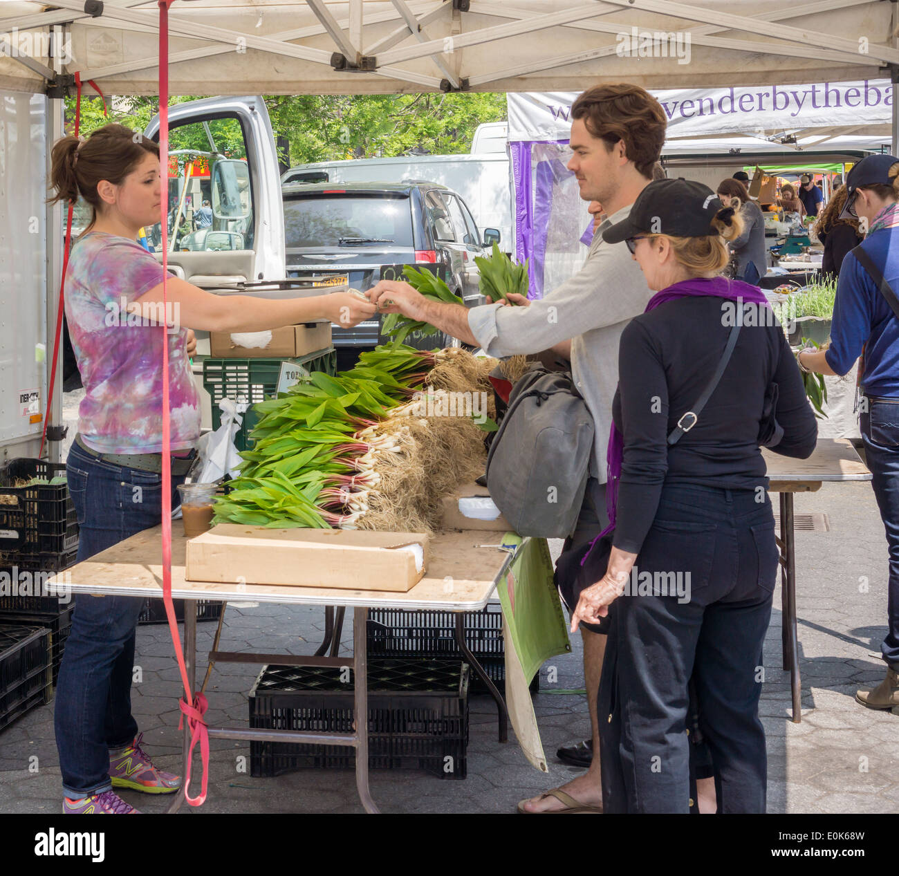 The sought after relative of the onion, ramps, are seen in the Union