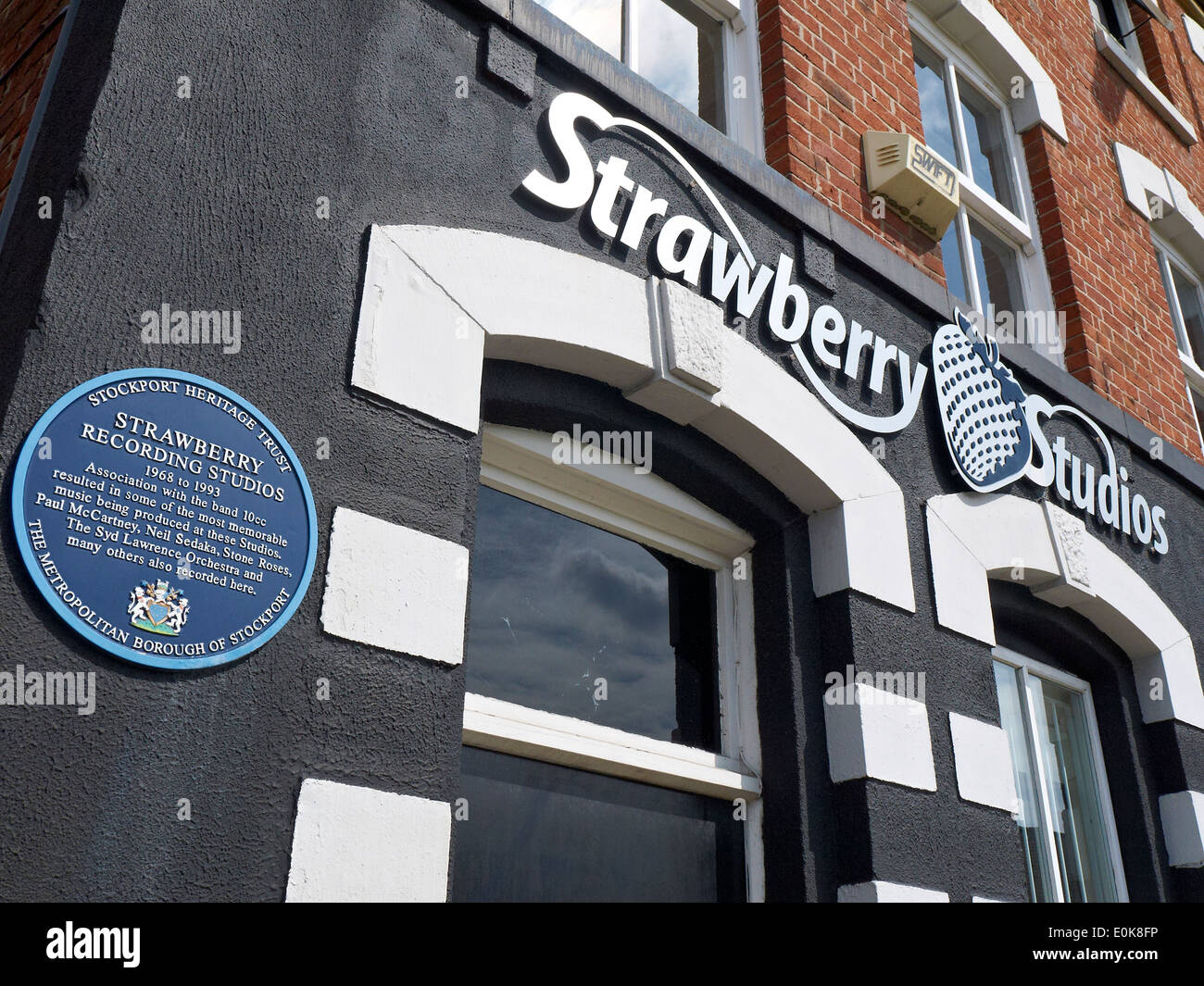 Strawberry Studios Former 10cc Recording Studio On Waterloo Road In Stockport Uk Stock Photo Alamy