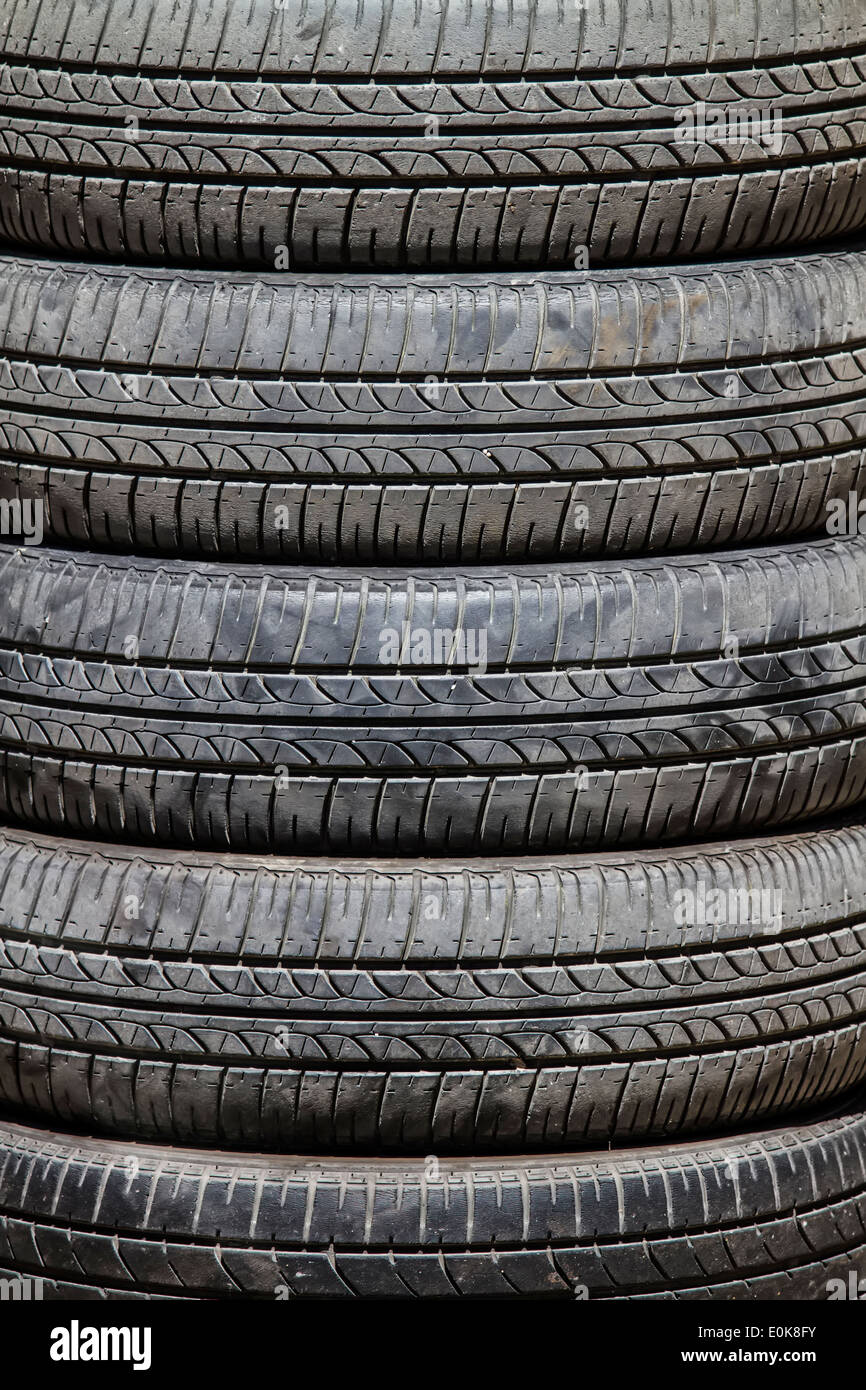 old-car-tires-stock-photo-alamy