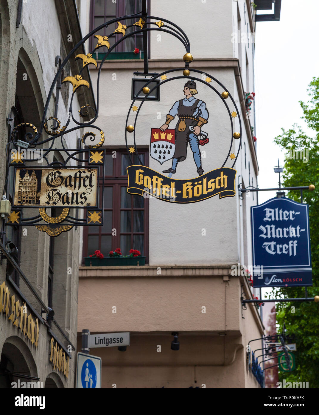 German beer sign for Kolsch beer Stock Photo