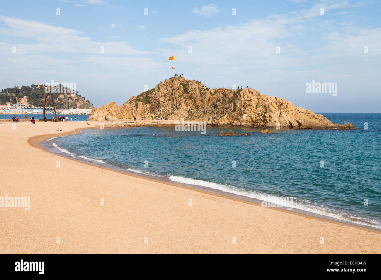Beach Sa Palomera In Blanes Costa Brava Catalonia Stock Photo Alamy Beach Sa Palomera In Blanes Costa Brava Catalonia Stock Photo Alamy