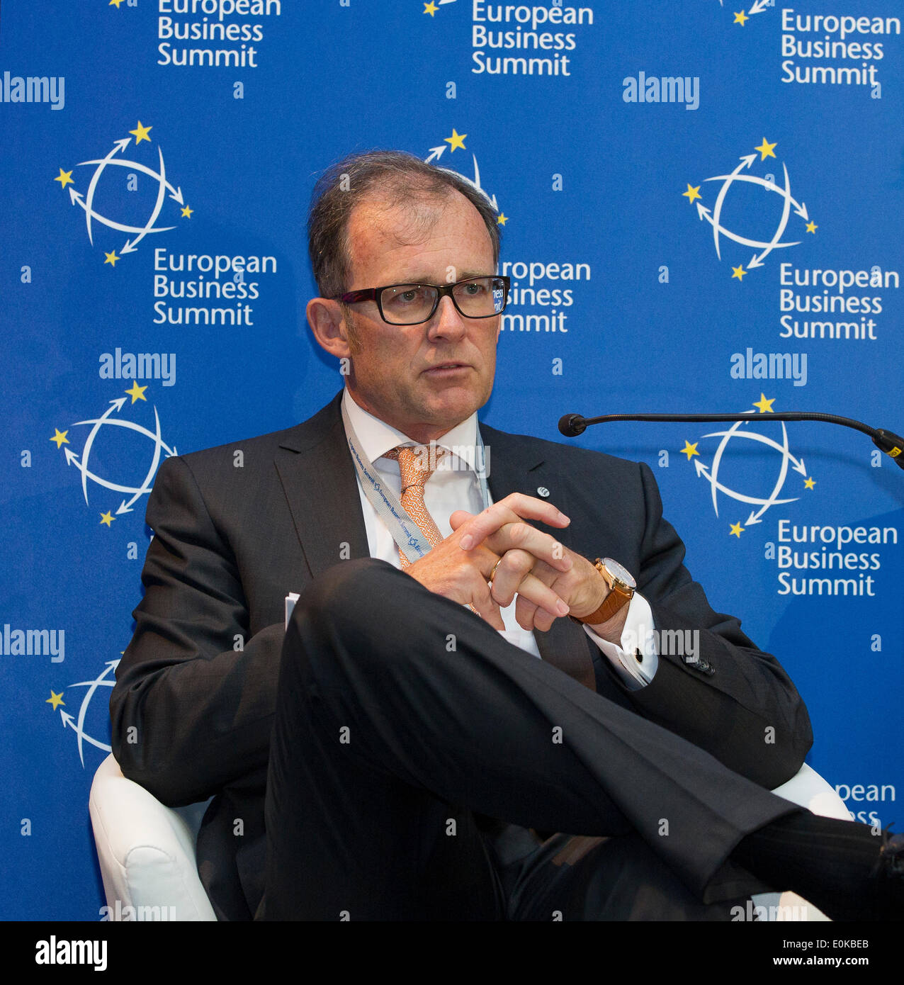 Oliver Bell, Executive Vice-President, Norsk Hydro & President, Eurometaux Stock Photo